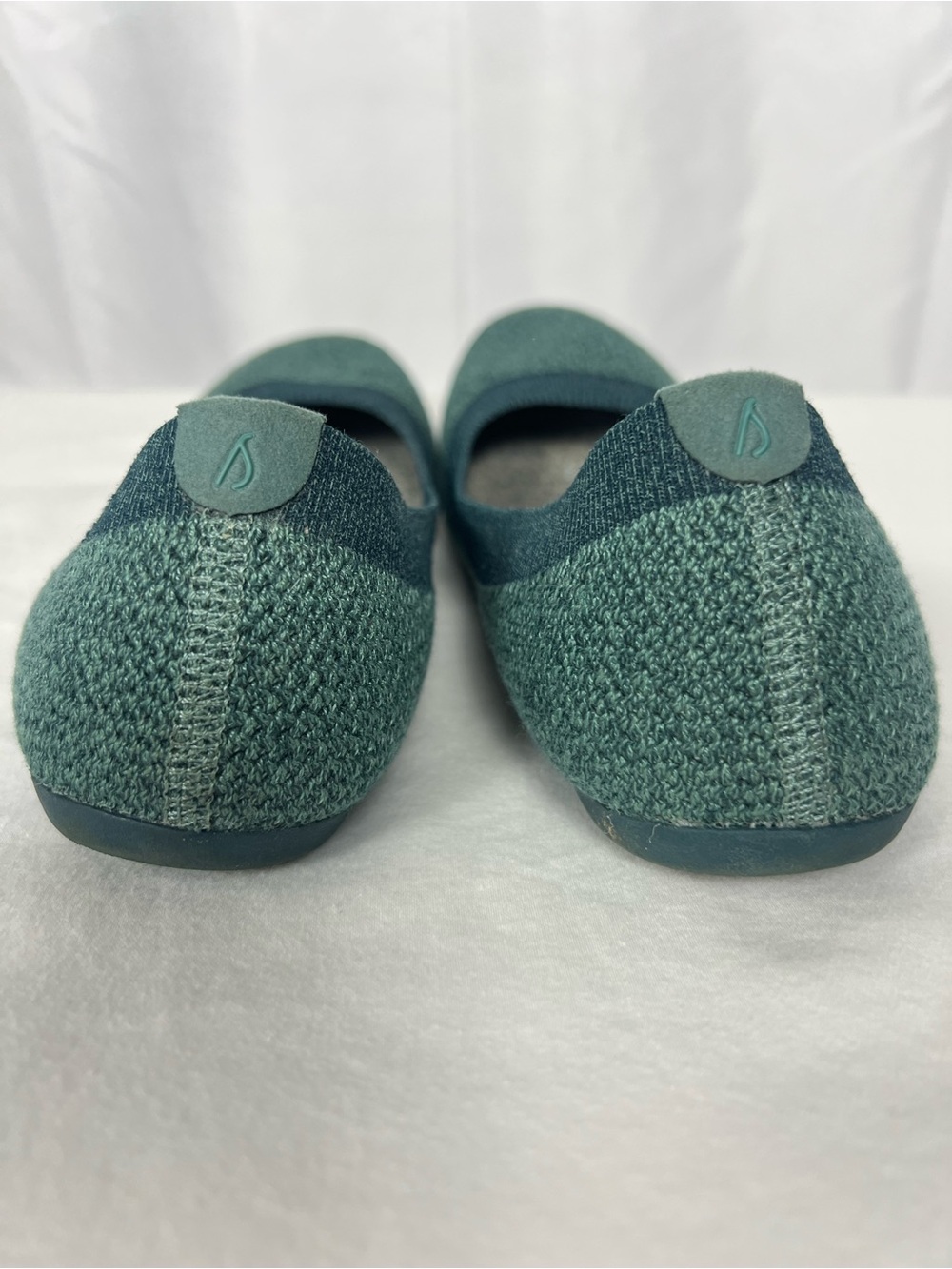 Allbirds Tree Breezers ballet flats in sage green. - Picture 3 of 6